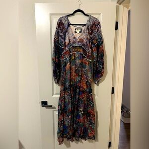 Maeve Colorful Long Sleeve Dress